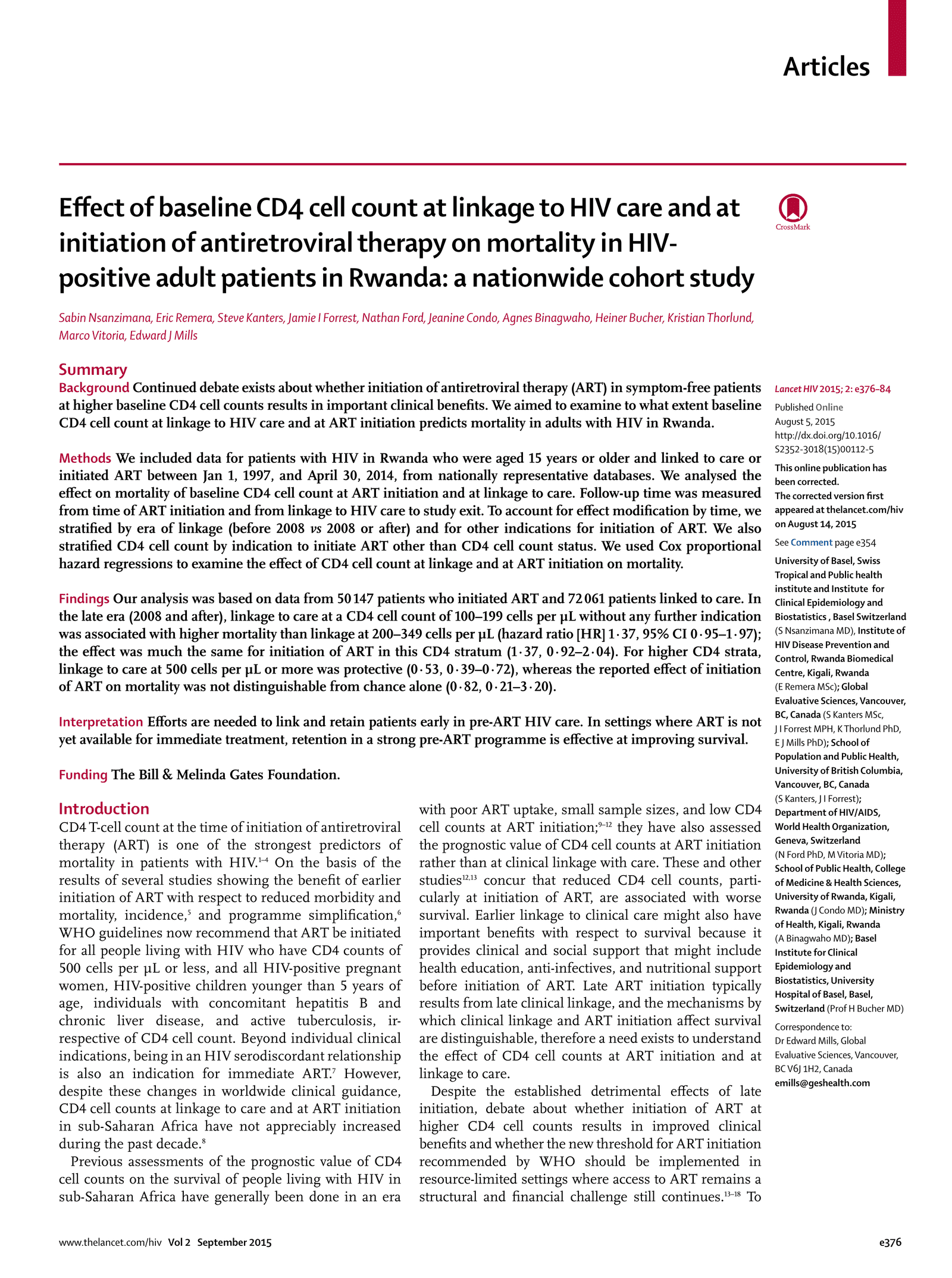Comparative efficacy and safety of first-line antiretroviral therapy for the treatment of HIV infection: a systematic review and network meta-analysis