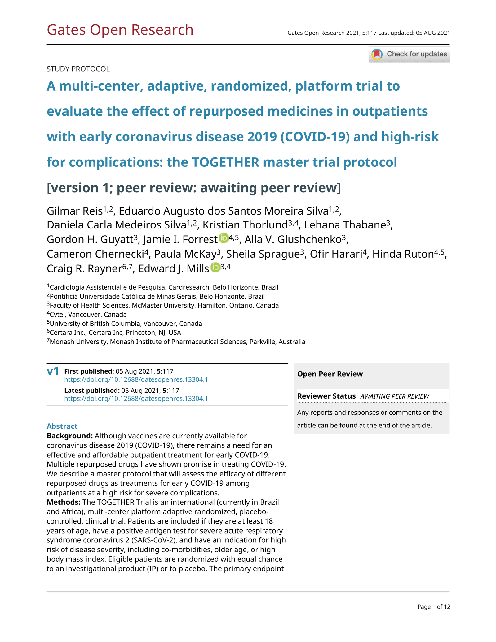 Effect of early treatment with ivermectin among patients with Covid-19